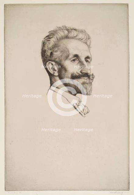 R.B. Cunninghame Graham, 1898. Creator: William Strang.