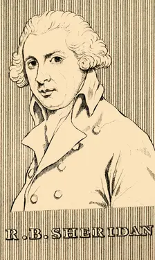 R. B. Sheridan (1751-1816), 1830. Creator: Unknown