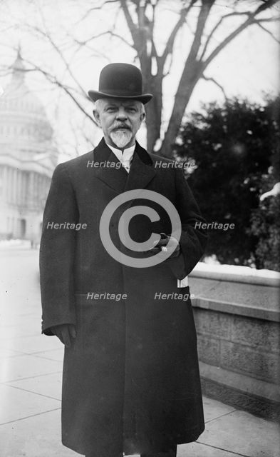 R. Bartholdt, of Missouri, standing near Capitol, Washington, DC, 1919. Creator: Bain News Service.