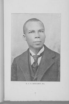 R. C. O. Benjamin, Esq., 1897 (Inferred). Creator: Unknown