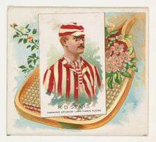 R.D. Sears, Champion American Lawn Tennis Player, from World's Champions, Second Series (N..., 1888. Creator: Allen & Ginter