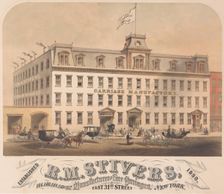 R. M. Stivers, Manufacturers of Fine Carriages, 146-152 East 31st Street, New York, 1872-73. Creator: Hatch & Co.