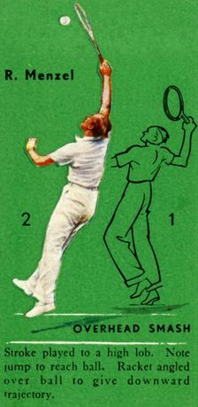 R. Menzel - Overhead Smash c1935. Creator: Unknown