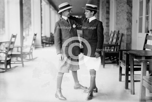 R. Naon Jr. & Geo. Suarez, 1914. Creator: Bain News Service.