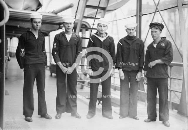 R.O. Jans, W.L. Hawk, N. Schwartz, B.D. Burnett, C.M. Guilman, between c1910 and c1915. Creator: Bain News Service.