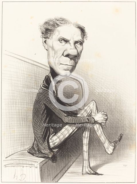 R.P.L. Ségur d'Aguesseau, 1850. Creator: Honore Daumier.