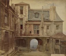 R. St. Paul & R. des Lions, Hotel dit de la Vieuville (disparu), 1883. Creator: H. C. Godefroy