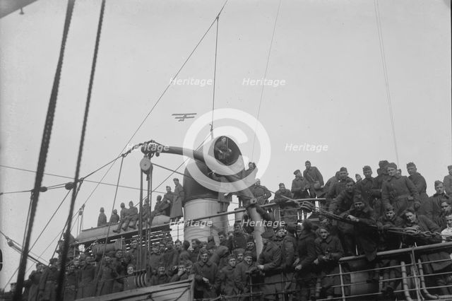 RMS Mauretania, 1918. Creator: Bain News Service.