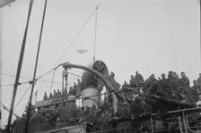 RMS Mauretania, 1918. Creator: Bain News Service
