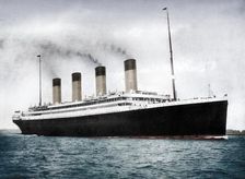 RMS Olympic White Star Line ocean liner, 1911-1912. Creator: Francis Godolphin Osbourne Stuart