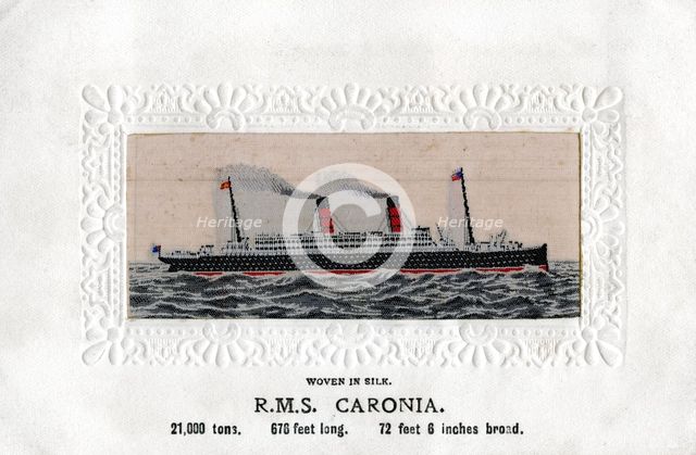 'RMS Caronia', 20th century. Artist: Unknown