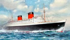 RMS Queen Elizabeth Cunard ocean liner, 20th century