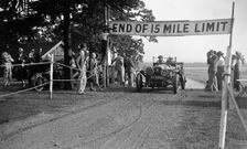 RNV Wilson's Austro-Daimler at the JCC Members Day, Brooklands, 5 July 1930. Artist: Bill Brunell