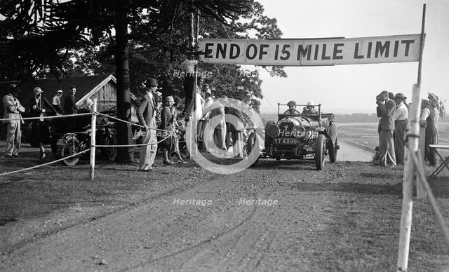 RNV Wilson's Austro-Daimler at the JCC Members Day, Brooklands, 5 July 1930. Artist: Bill Brunell.