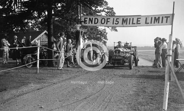 RNV Wilson's Austro-Daimler at the JCC Members Day, Brooklands, 5 July 1930. Artist: Bill Brunell.