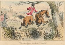 Rot the beggar exclaims Romford 1865. Artists: John Leech, Hablot Knight Browne