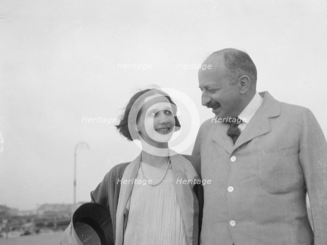 Rothbart, Albert, Mr., and Anna Rothbart, portrait photograph, between 1920 and 1935. Creator: Arnold Genthe.