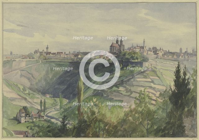 Rothenburg, 19th century. Creator: Theodor Alt.