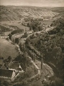 Rothenburg o. d. T. - Taubertal 1931. Artist: Kurt Hielscher