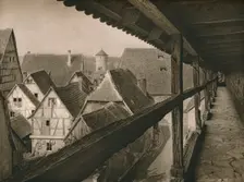 Rothenburg o. d. T. - Wehrgang. Archer's gallery 1931. Artist: Kurt Hielscher