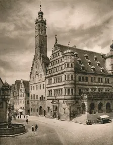 Rothenburg o. d. T. - Rathaus 1931. Artist: Kurt Hielscher
