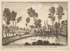 Rothendael Abbey, 1648. Creator: Wenceslaus Hollar