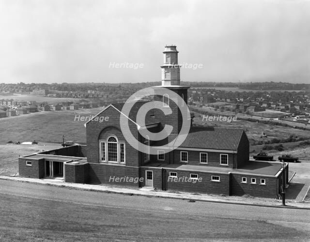 Rotherham Crematorium, 20th July 1962. Artist: Michael Walters