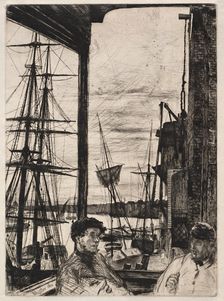 Rotherhite, 1860. Creator: James McNeill Whistler (American, 1834-1903)