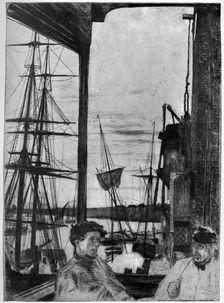 Rotherhithe 1860 (1904).Artist: James Abbott McNeill Whistler