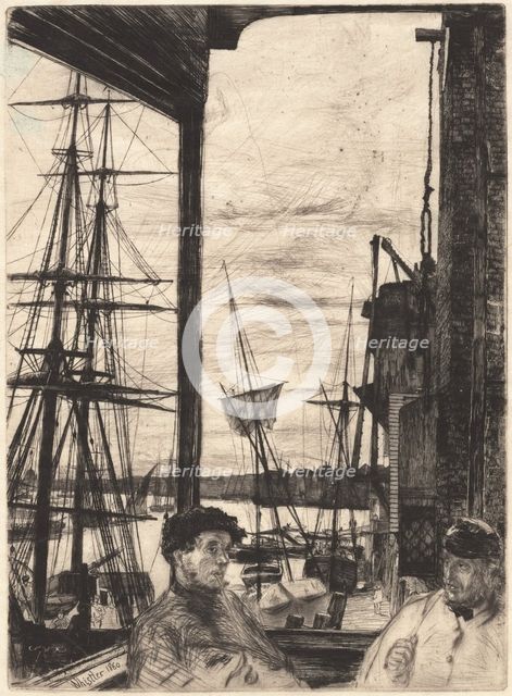 Rotherhithe, 1860. Creator: James Abbott McNeill Whistler.