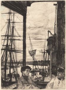 Rotherhithe, 1860. Creator: James Abbott McNeill Whistler