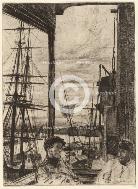 Rotherhithe, 1860. Creator: James Abbott McNeill Whistler.
