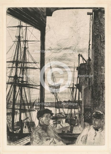 Rotherhithe, 1860. Creator: James Abbott McNeill Whistler.