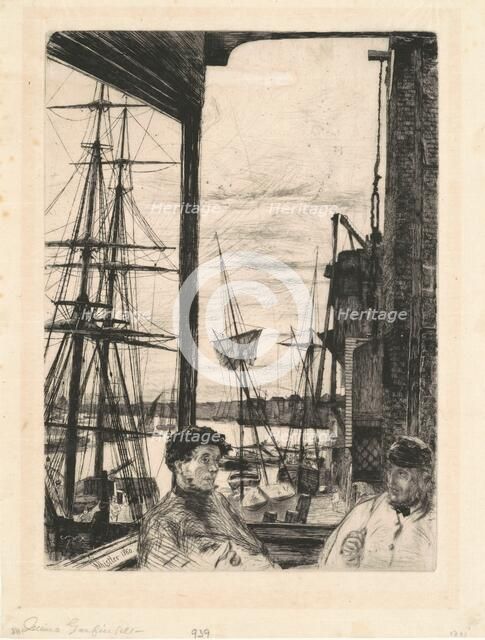 Rotherhithe, 1860. Creator: James Abbott McNeill Whistler.