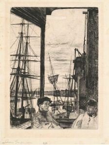 Rotherhithe, 1860. Creator: James Abbott McNeill Whistler