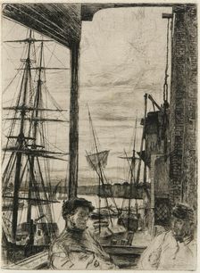 Rotherhithe, 1860. Creator: James Abbott McNeill Whistler