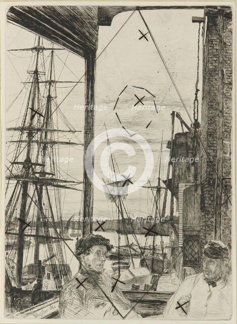 Rotherhithe, 1860. Creator: James Abbott McNeill Whistler.