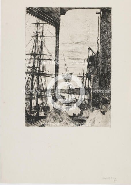 Rotherhithe, 1860. Creator: James Abbott McNeill Whistler.
