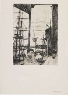 Rotherhithe, 1860. Creator: James Abbott McNeill Whistler