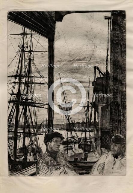 Rotherhithe, 1860. Creator: James Abbott McNeill Whistler.