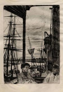 Rotherhithe, 1860. Creator: James Abbott McNeill Whistler