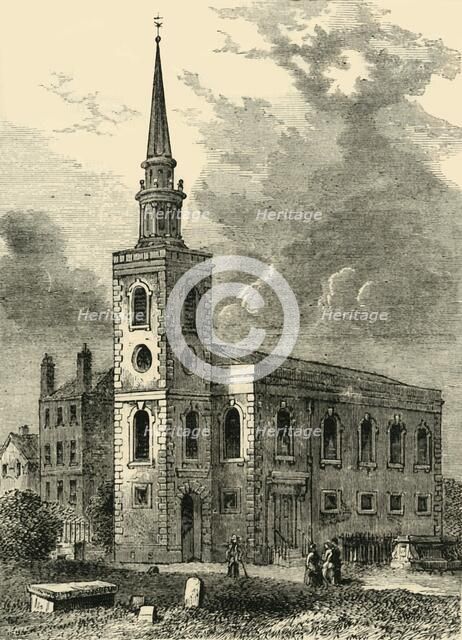 'Rotherhithe Church, 1750', (c1878). Creator: Unknown.