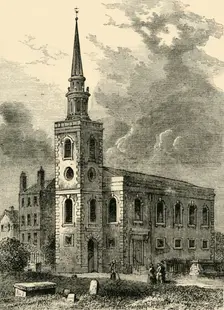 Rotherhithe Church, 1750 (c1878). Creator: Unknown