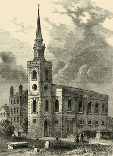 Rotherhithe Church, 1750 (c1878). Creator: Unknown