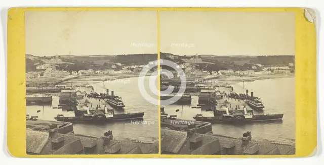 Rothesay Pier - Island of Bute, Mid 19th century. Creator: George Washington Wilson.