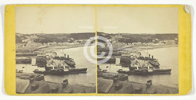 Rothesay Pier - Island of Bute, Mid 19th century. Creator: George Washington Wilson.