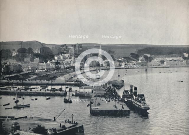 'Rothesay - The Landing-Stage and Esplanade', 1895. Artist: Unknown.