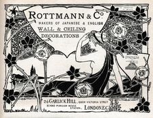 Rottmann & Co., Makers of Japanese & English Wall & Ceiling Decorations 1897