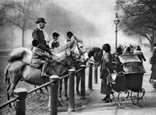 Rotten Row, Hyde Park, London, 1926-1927