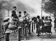Rotten Row, Hyde Park, London, 1926-1927